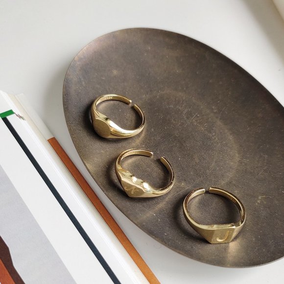 Classic Signet Ring, (Solid Silver Signet Ring) - Picture 5 of 14